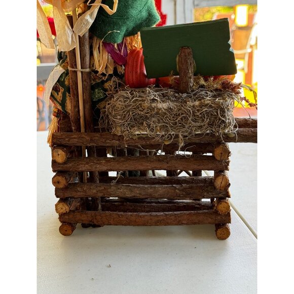 Harvest Scarecrow Decor With Pumpkins For Sale Sign - Picture 4 of 12